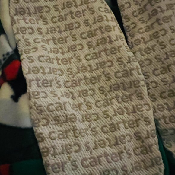 CARTER'S Boy's Footed 1 Piece Sleeper "Holiday Sharks" Pajama NWT Size 6 - Picture 8 of 9